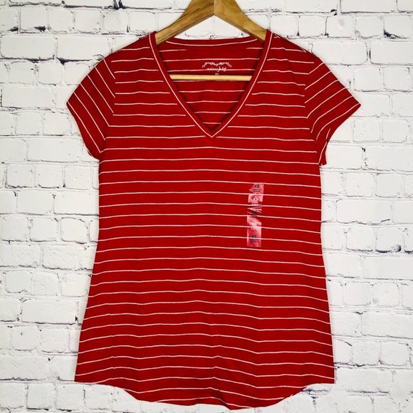 2x T-shirts Maison Jules Green & Red SX - Picture 3 of 11